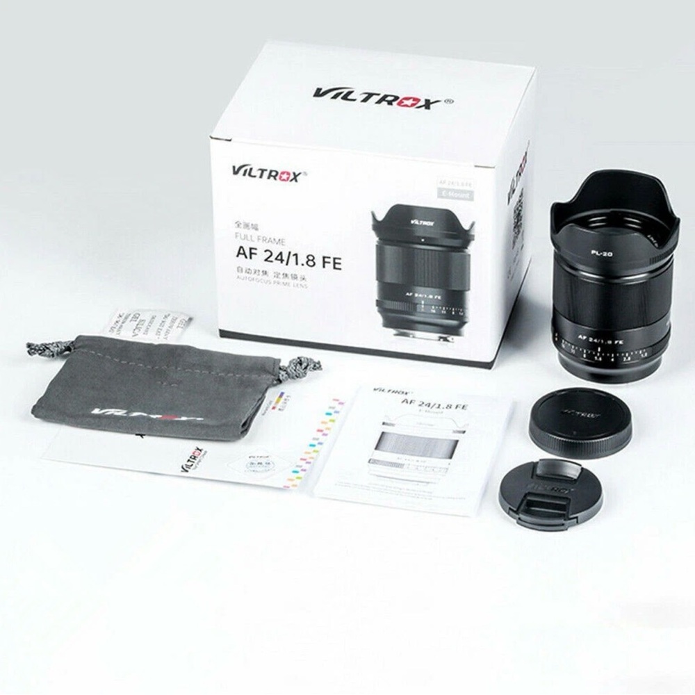 Viltrox 24mm F1.8 AF Full Frame Wide Angle Portrait Lens for Sony E FE A9 Camera